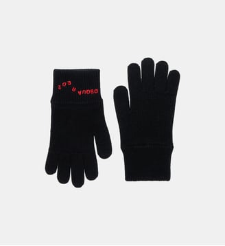 Gants avec logo Dsquared2