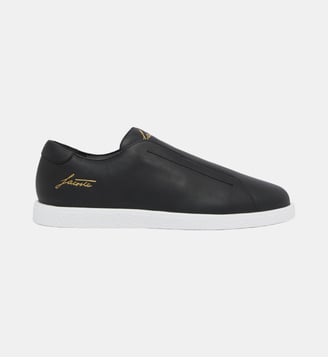 Slip-on Linecourt homme en cuir - Lacoste - Noir et blanc