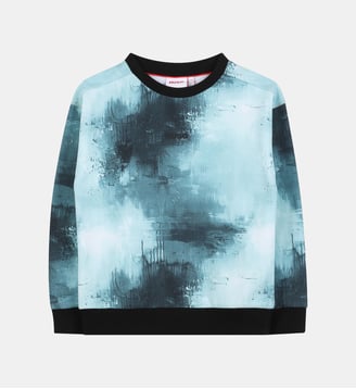 Sweat-shirt col rond - Hugo Kids - Bleu