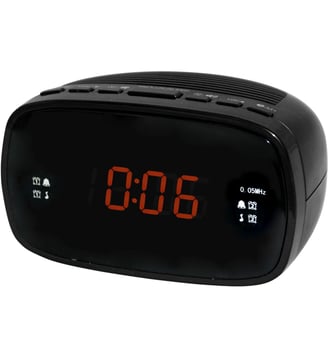 Radio réveil RR-908 Noir - Listo - Noir