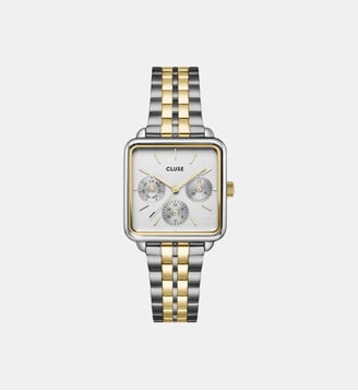 Montre Tetragone multi Blanc CW13803 - Cluse - Argenté