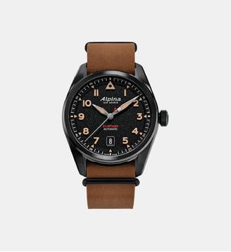 Montre automatique Startimer Noir AL-525BW4SB36 - Alpina - Noir