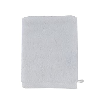 Gant de toilette uni en coton, 530gr/m², AQUA - Essix - Blanc