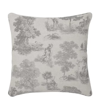 Housse de coussin lin & coton - Garnier Thiebaut - Gris