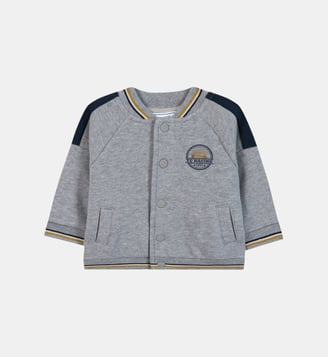 Veste -   coton teddy - Tartine Et Chocolat - Gris clair