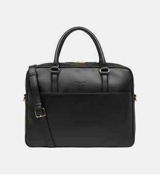 Porte documents Mademoiselle Business en cuir - Lancaster - Noir