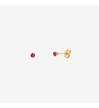 Boucles d'oreilles paris ruby - Caroline Najman - Rouge