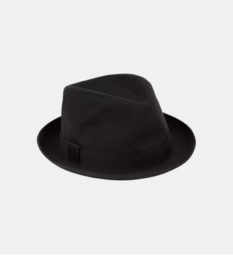 chapeau Biblos noir en coton Agnès b.
