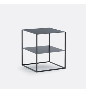 Chevet métal acier, 2 plateaux La Redoute Interieurs