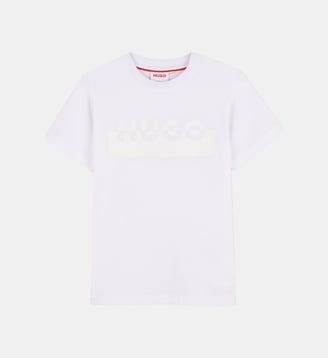 T-shirt à manches courtes - Hugo Kids - Blanc