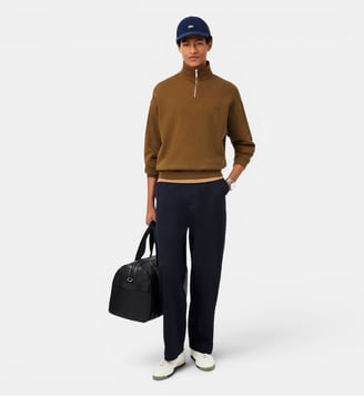 Casquette velours de coton - Lacoste - Bleu marine
