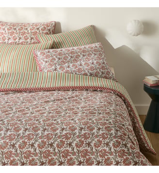 Housse de couette en coton lavé - La Redoute Interieurs - Multicolore