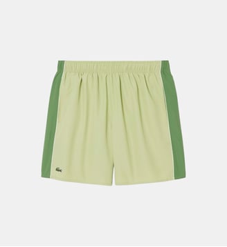 Short de bain mi-long color-block - Lacoste - Vert