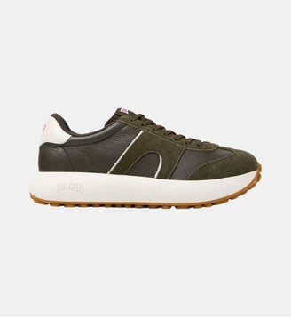 Baskets Pelotas Athens cuir - Camper - Vert foncé