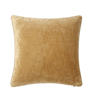 Housse de coussin en velours - Yves Delorme - Daim