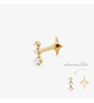 Piercing Céline Or Nebuleuse Bijoux
