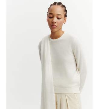 Pull droit en cachemire - Bompard - Camel
