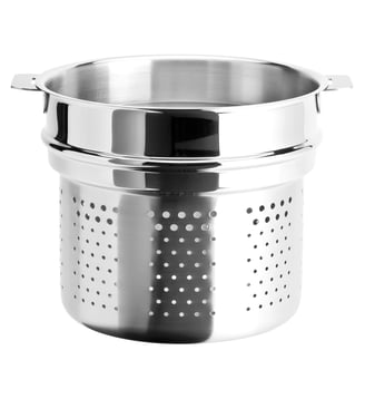 Elément cuit-pâtes - Ø22 cm  - Cristel - Inox brillant