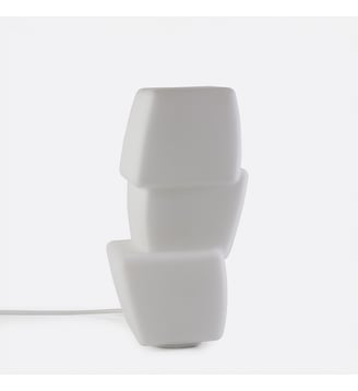 Lampe à poser en verre opaline - La Redoute Interieurs - Blanc