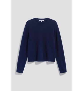 Pull à col rond en cachemire - RICA - Gerard Darel - Marine