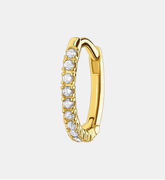 Créole unique blanche pierres or - Thomas Sabo - Or