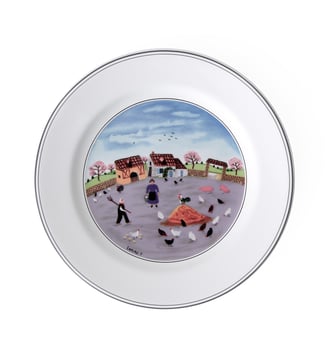 Assiette dessert Basse cour - Villeroy & Boch - Multicolore