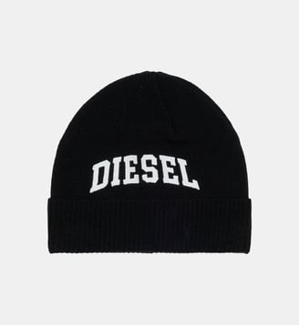 Bonnet beanie avec logo - Diesel Kids - Noir