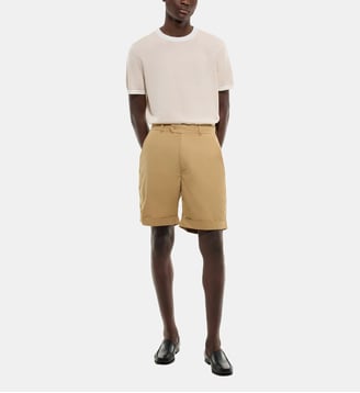 Bermuda droit en twill de coton - Fursac - Beige