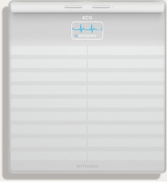 Pèse personne connecté Body Scan Blanche Withings