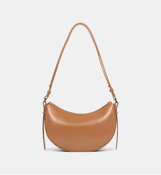 Sac à main demi-lune Suave Ace en cuir - Lancaster - Camel