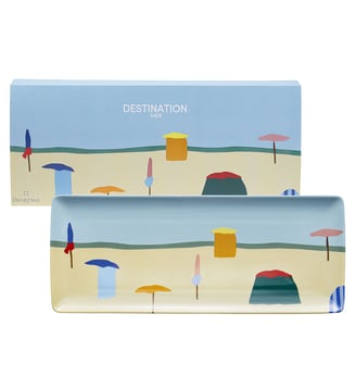 Plat à Cake 40 X 16 Cm - Destination - Degrenne - Jaune