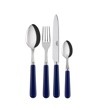 Ménagère 24 pièces, Pop - Sabre - Bleu marine