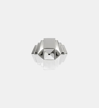 Bague Rockaway Pyramide  - Argent - Statement - Argent