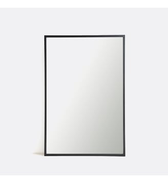 Miroir rectangulaire métal XXL 120x180 cm - La Redoute Interieurs - Noir