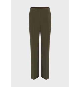 Pantalon au dos élastiqué - ALYCIA - Gerard Darel - Vert kaki