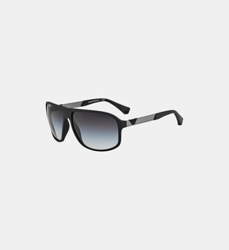 Lunettes de soleil EA4029 - Emporio Armani - Caoutchouc noir