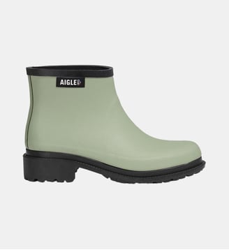 Bottine à talon large FULFEEL LOW - Aigle - Vert d'eau