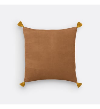 Housse de coussin 40x40 cm - La Redoute Interieurs - Tabac
