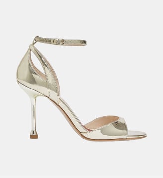 Sandales en cuir verni avec talon - Liu Jo - Or