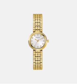 Montre Clara Blanc GW0930L2 - Guess - Doré