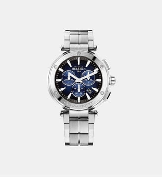 Montre Newport Bleu foncé 37688B35 - Herbelin - Argenté