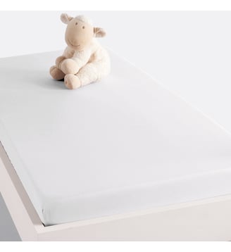 Drap housse enfant uni en polycoton La Redoute Interieurs