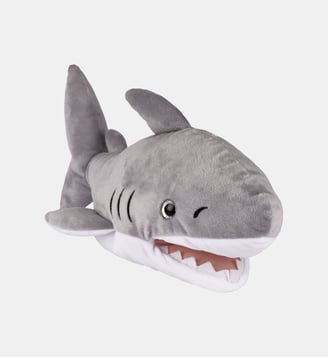 Marionnette peluche Trésors marins Mario Requin - Histoire D'Ours - Gris