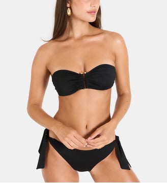 Haut de maillot bandeau Fedya - Livia - Noir