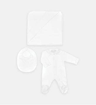 Coffret - Linge d'Antan - Tartine Et Chocolat - Blanc