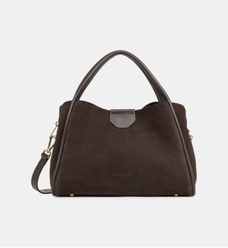 Sac à main Suède Ida en cuir - Lancaster - Marron