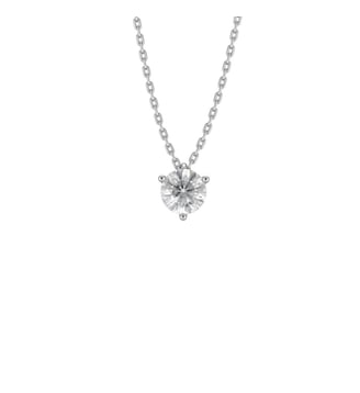 Pendentif Pur.e 1 carat - Loyal.e Paris - Or blanc