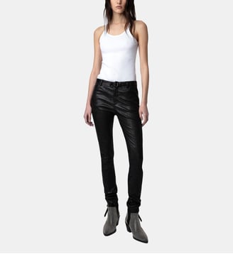 Pantalon Phlame Cuir - Zadig&Voltaire - Noir