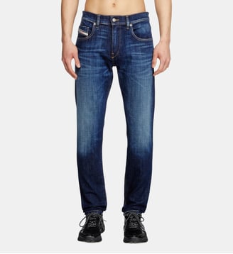 Slim Jeans Regular Waist 2019 D-Strukt - Diesel - Bleu moyen
