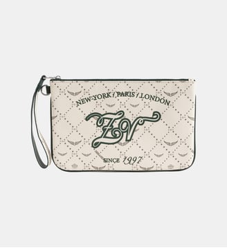 Pochette Z Pouch Monogram Tennis - Zadig&Voltaire - Blanc flash